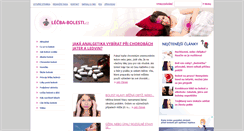 Desktop Screenshot of lecba-bolesti.cz