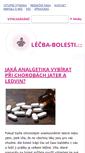 Mobile Screenshot of lecba-bolesti.cz